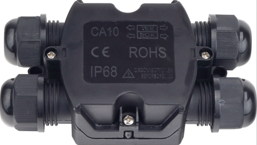 Vodotěsná průběžná spojka, IP68, 450V, 24A, 0.5-4mm2, OP6645