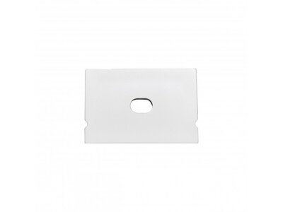 Koncovka profilu Surface 7 s otvorem, bílá