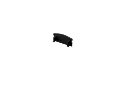Koncovka profilu Surface 1 plná, černá