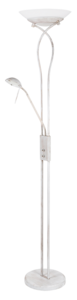 Stojací lampa Rabalux 4555 Gamma Trend bílá, E27 2x MAX 15W + G9 1x MAX 40W,, 230V, IP20