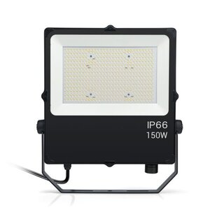 LED reflektor černý, IP66, IK08, 150W, CCT