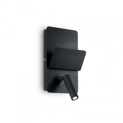 LED Nástěnné svítidlo Ideal Lux READ AP1 NERO, 176550 3W černé LED Nástěnné svítidlo Ideal Lux READ AP1 NERO, 176550 3W černé 1