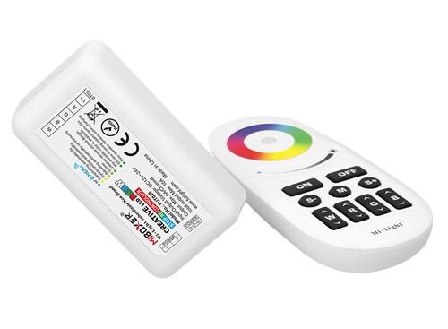 RGBW SET, automaticky i manuálně nastavitelný, RF 2.4GHz, max.10A, 12-24V, FUT028, Mi-Light RGBW SET, automaticky i manuálně nastavitelný, RF 2.4GHz, max.10A, 12-24V, FUT028, Mi-Light 1