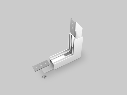 VARIO30-02 rohová spojka bent 270 st bílá, V4710001s 1