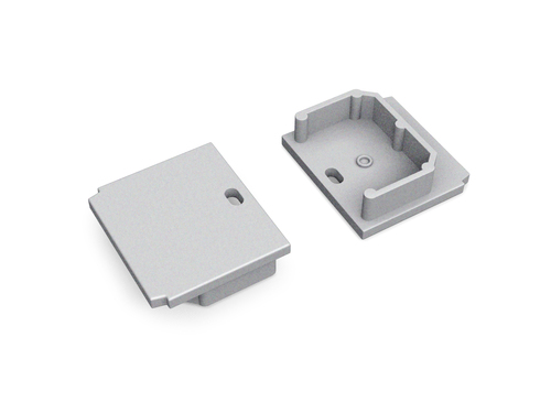 LINEA-IN20 TRIMLESS koncovka stříbrná s otvorem, G1000540 LINEA-IN20 TRIMLESS koncovka stříbrná s otvorem, G1000540 1