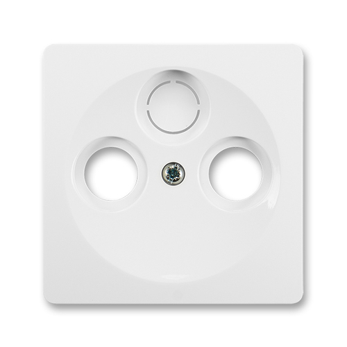 Kryt zásuvky televizní, rozhlasové a satelitní, jasně bílá Kryt zásuvky televizní, rozhlasové a satelitní, jasně bílá 1