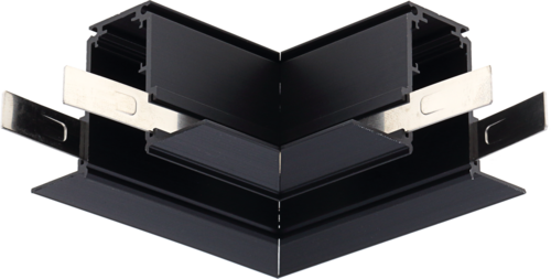 Zapuštěný roh pro magnetický systém, černý , OP5414 1