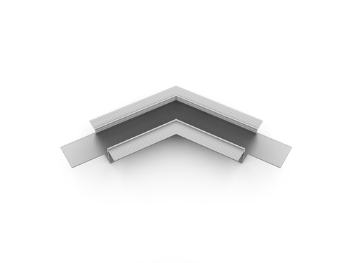 VARIO30-05 rohová spojka 120 st eloxovaná, V4750020s 1