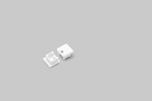 SMART10 koncovka s otvorem bílá, C2960001 1