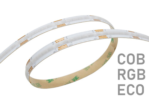 14W RGB COB LED pásek, 10mm, 576LED/m, 24VDC, IP20 1