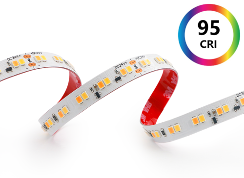 Dim to warm pásek 14,4W/m, 2200-4000K, 10mm, PROFI, 24V, IP20, 168LED/m, CRI>95 Dim to warm pásek 14,4W/m, 2200-4000K, 10mm, PROFI, 24V, IP20, 168LED/m, CRI>95 1