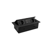 Vestavná nábytková zásuvka KOMBI BOX USB A+C, 2x250V, IP20, černá, 1,5m, KOMB-CZ-2FR-UAC-1,5-01 Vestavná nábytková zásuvka KOMBI BOX USB A+C, 2x250V, IP20, černá, 1,5m, KOMB-CZ-2FR-UAC-1,5-01 2