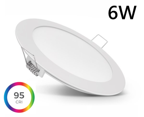 CRI>95 LED kulatý panel 6W, True Color Line, vestavný, 3 roky záruka CRI>95 LED kulatý panel 6W, True Color Line, vestavný, 3 roky záruka 1