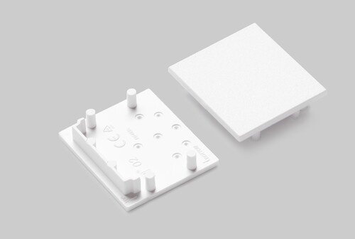 Koncovka profilu VARIO30-02, bílá Koncovka profilu VARIO30-02, bílá 1