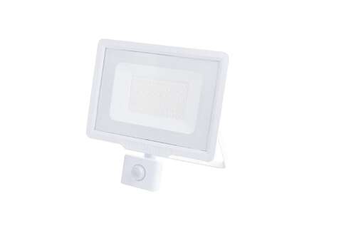 LED SMD reflektor se senzorem City Line 50W, IP65, bílé provedení, 6000K 1