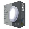 LED panel 120mm, kruhový přisazený stříbrný, 6W neutr. bílá 2