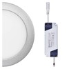 LED panel 170mm, kruhový přisazený stříbrný, 12W neutr. bílá LED panel 170mm, kruhový přisazený stříbrný, 12W neutr. bílá 2
