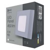 LED panel 120x120mm, přisazený stříbrný, 6W neutrální. bílá LED panel 120x120mm, přisazený stříbrný, 6W neutrální. bílá 2