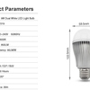 9W LED žárovka CCT, E26, E27, B22, RF 2.4GHz, FUT019, Mi-Light 2
