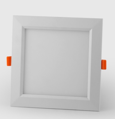 LED panel 3D 18W , 225mm, zápustný, čtvercový, neutrální bílá 1