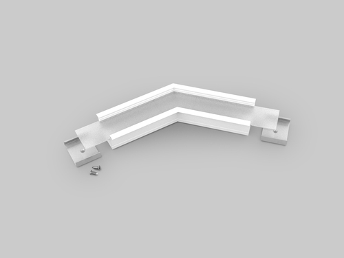 VARIO30-07 rohová spojka 135 st bílá, V4820001s 1