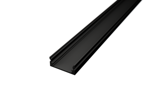 Hliníkový LED profil SURFACE 1, černý 1