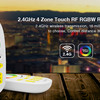 Dotykový 4 kanálový ovladač RGBW, 2.4GHz RF, FUT096, Mi-Light Dotykový 4 kanálový ovladač RGBW, 2.4GHz RF, FUT096, Mi-Light 2
