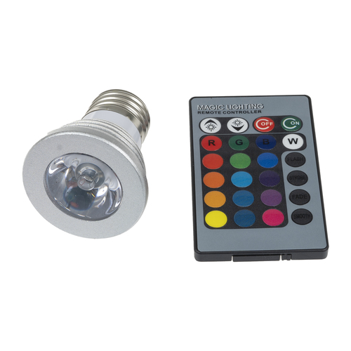 LED žárovka RGB16-2 E27 60° 1
