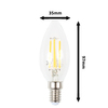 LED žárovka E14 DIMF4W FILAMENT C35 LED žárovka E14 DIMF4W FILAMENT C35 2