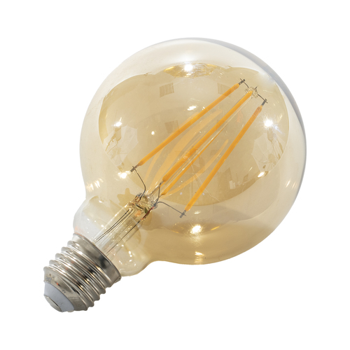 LED žárovka E27 EKF4W G95 FILAMENT kulatá LED žárovka E27 EKF4W G95 FILAMENT kulatá 1
