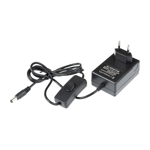 LED zdroj 12V 24W s vypínačem černý 1