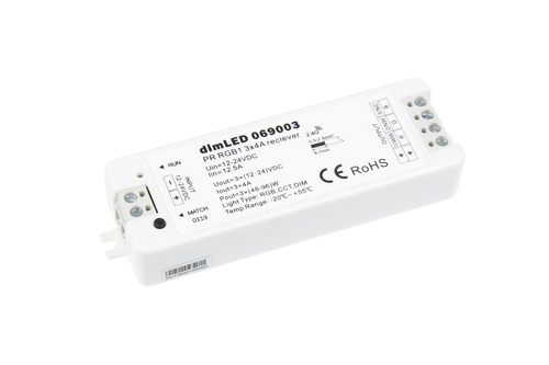 Přijímač dimLED PR RGB1 Přijímač dimLED PR RGB1 1