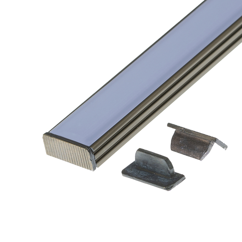 Koncovka profilu N6B bronzová Koncovka profilu N6B bronzová 1