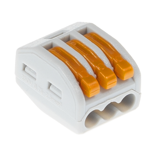 WAGO svorka 3x2,5 šedá WAGO svorka 3x2,5 šedá 1