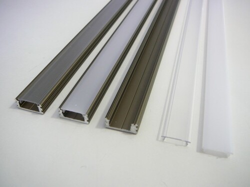 LED profil N6B - nástěnný bronzový 1