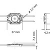 LED modul 0,72W 3725-170-12V LED modul 0,72W 3725-170-12V 2