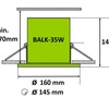 Podhledové svítidlo BALK 35W Podhledové svítidlo BALK 35W 2