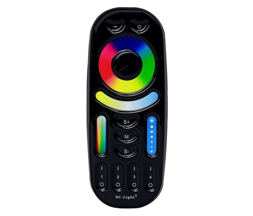 Dotykový 4 kanálový ovladač RGB+CCT, 2.4GHz RF, FUT092-B, Mi-Light 1