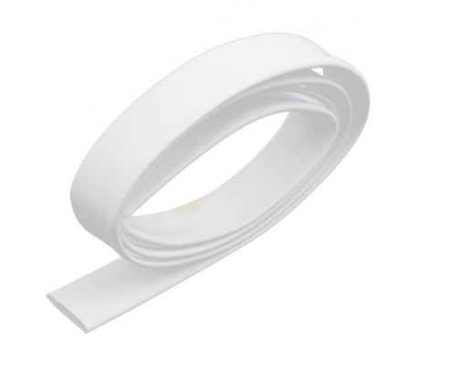 Smršťovací bužírka 8,0/4,0mm bílá, balení 1m 1