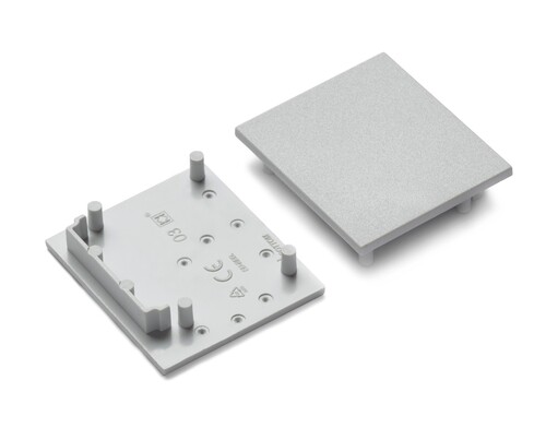 Koncovka profilu VARIO30-03, šedá 1