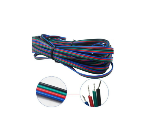 Plochý RGB kabel 4x0,5mm², LPC-RGB-4POLE 1