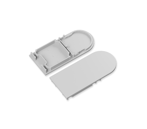 Koncovka profilu COMBO30-01A-D9, šedá, V6999022 1