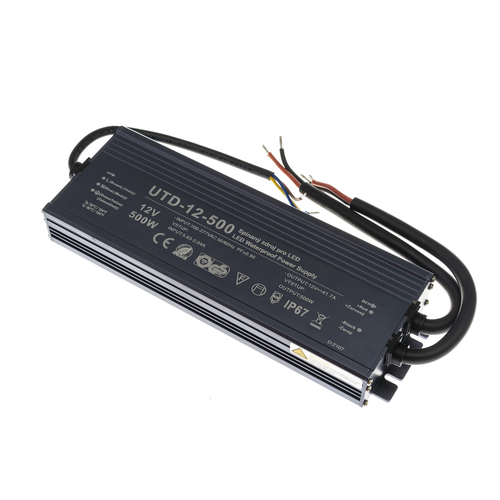 LED zdroj 12V 500W UTD-12-500 Záruka 5 let LED zdroj 12V 500W UTD-12-500 Záruka 5 let 1