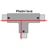 T spojka pro Z3F lištu 2