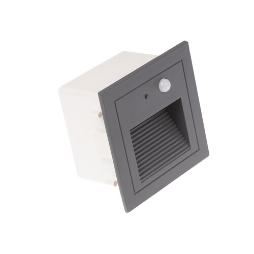 LED vestavné svítidlo PIR-LOPEN-G-IP65 šedé 1