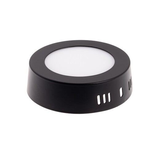 BPL6 LED panel 6W přisazený černý kulatý BPL6 LED panel 6W přisazený černý kulatý 1