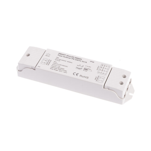 Přijímač dimLED Tuya PR 230TU 3x1A 1