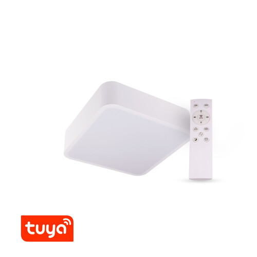 SMART Tuya LED svítidlo RENDO, 24W CCT hranaté, bílé SMART Tuya LED svítidlo RENDO, 24W CCT hranaté, bílé 1
