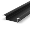 LED profil P14-1 černý vestavný 2