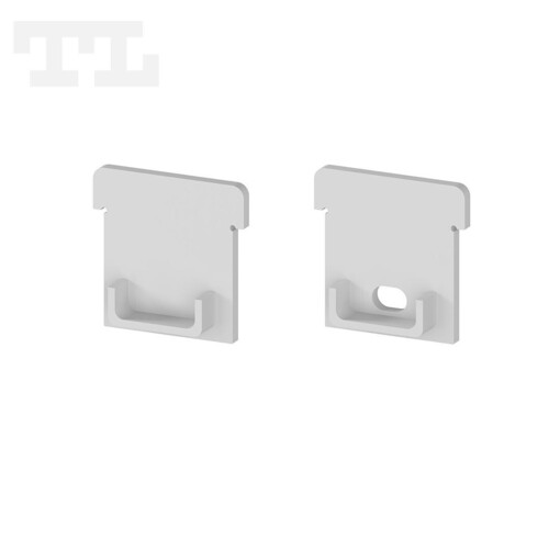 Pár koncovek profilu P24-1 šedé Pár koncovek profilu P24-1 šedé 1